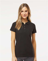Women's Ringspun Pique Polo - 7600